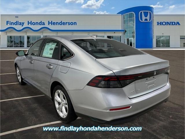 new 2025 Honda Accord car, priced at $29,445