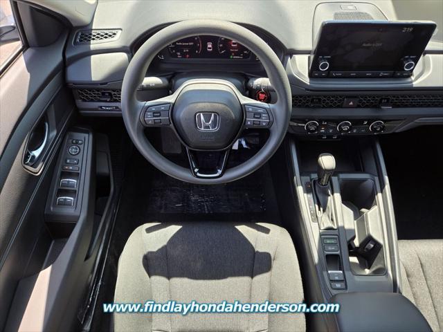 new 2025 Honda Accord car, priced at $29,445