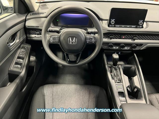 new 2025 Honda Accord car, priced at $29,445