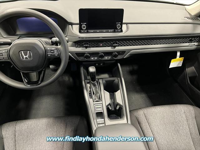 new 2025 Honda Accord car, priced at $29,445