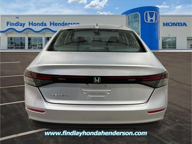 new 2025 Honda Accord car, priced at $29,445