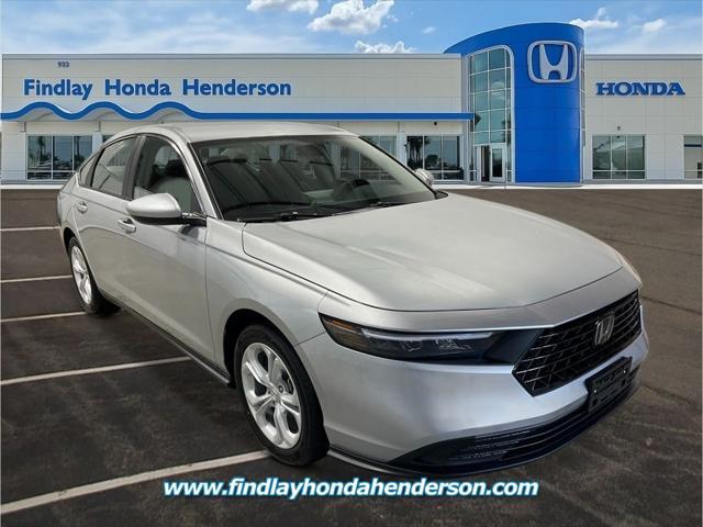 new 2025 Honda Accord car, priced at $29,445