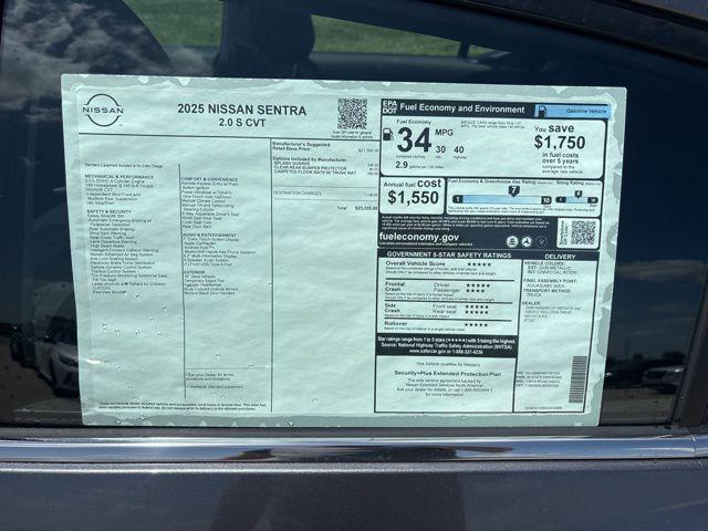 new 2025 Nissan Sentra car, priced at $23,335
