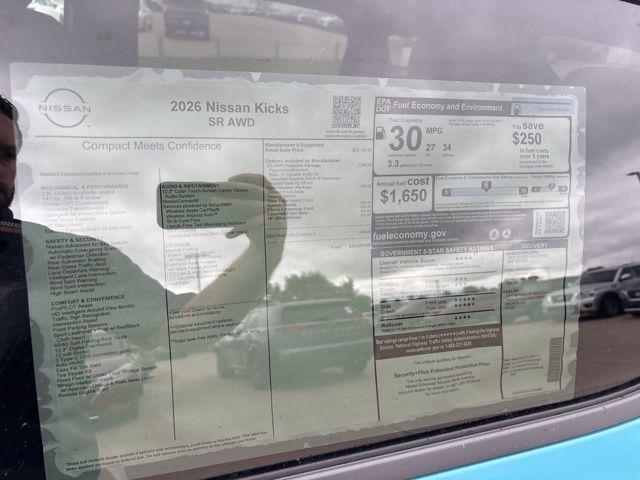 new 2026 Nissan Kicks car, priced at $32,420