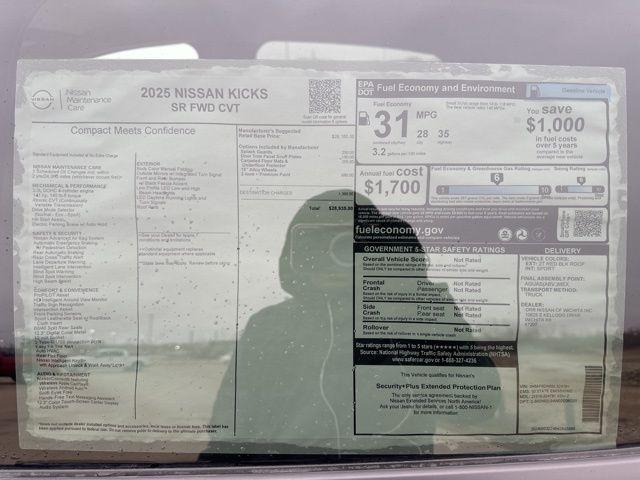 new 2025 Nissan Kicks car, priced at $27,120