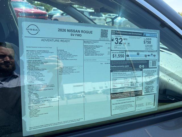 new 2026 Nissan Rogue car, priced at $31,195
