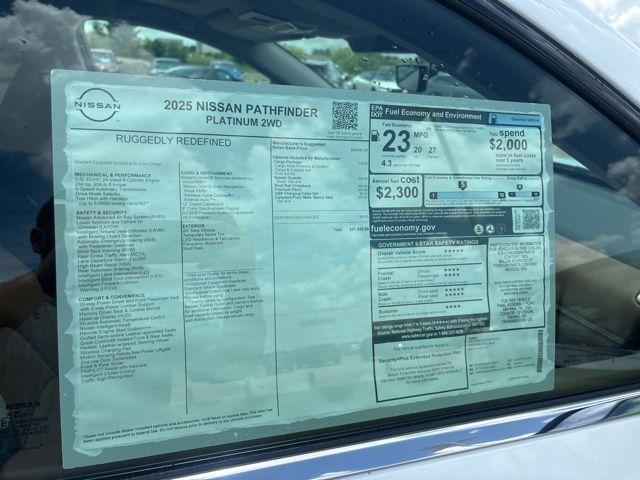 new 2025 Nissan Pathfinder car, priced at $51,935