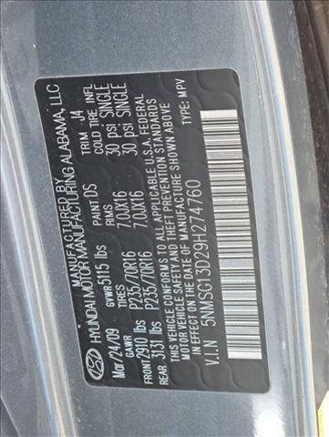 used 2009 Hyundai Santa Fe car, priced at $10,757