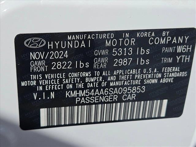 new 2025 Hyundai IONIQ 6 car, priced at $45,945