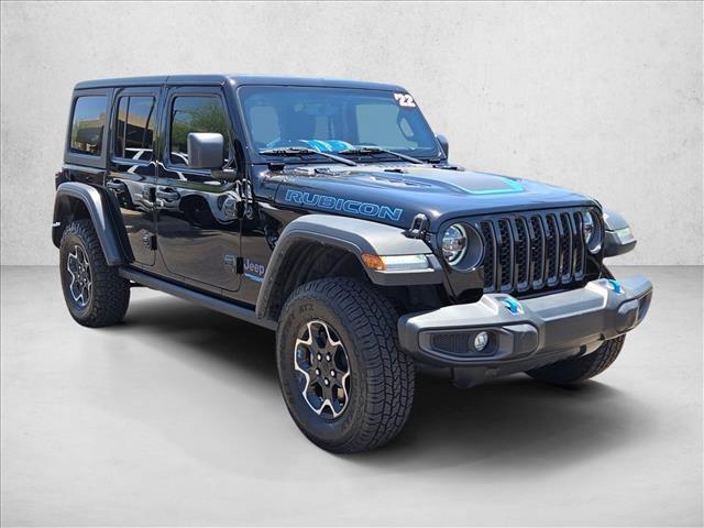 used 2022 Jeep Wrangler Unlimited 4xe car, priced at $32,881