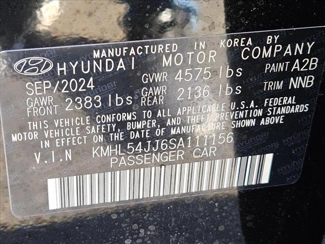 new 2025 Hyundai Sonata Hybrid car, priced at $38,600