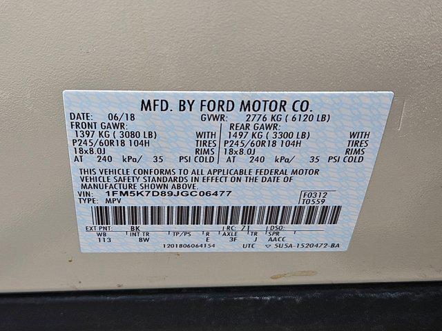 used 2018 Ford Explorer car, priced at $20,998