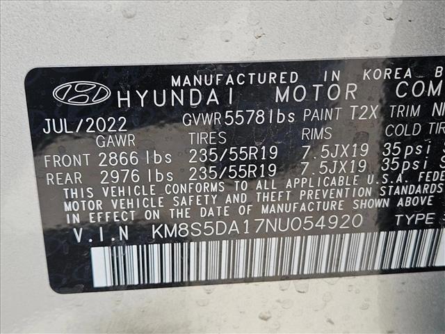 used 2022 Hyundai Santa Fe car, priced at $29,541