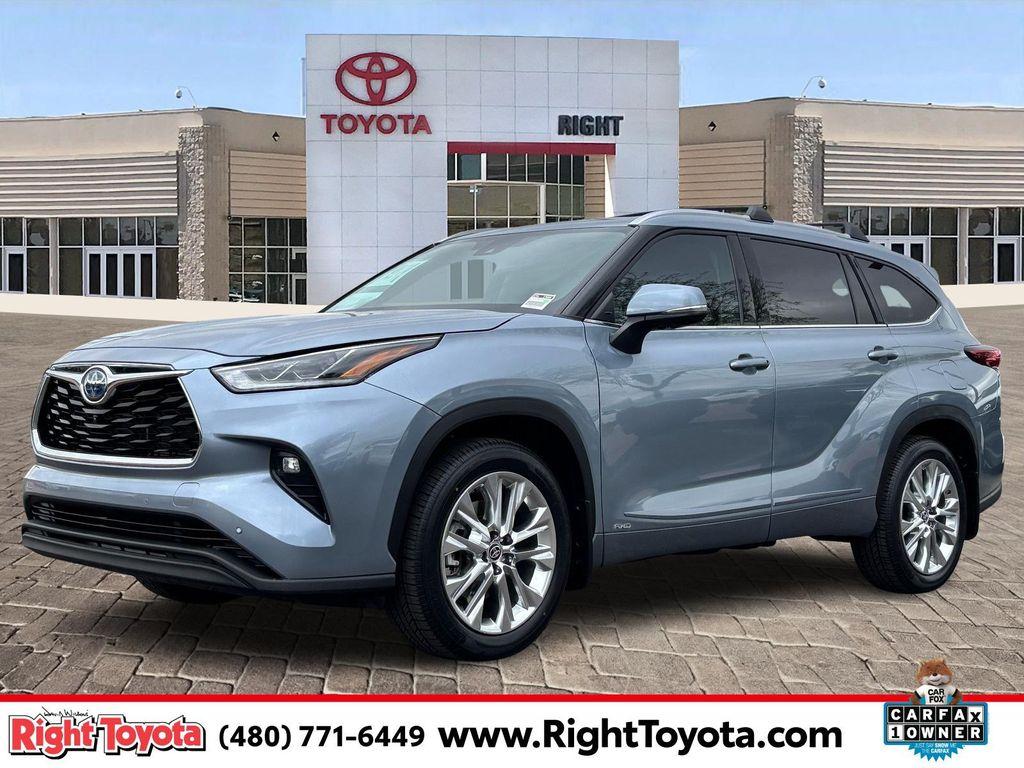 used 2023 Toyota Highlander Hybrid car, priced at $46,563