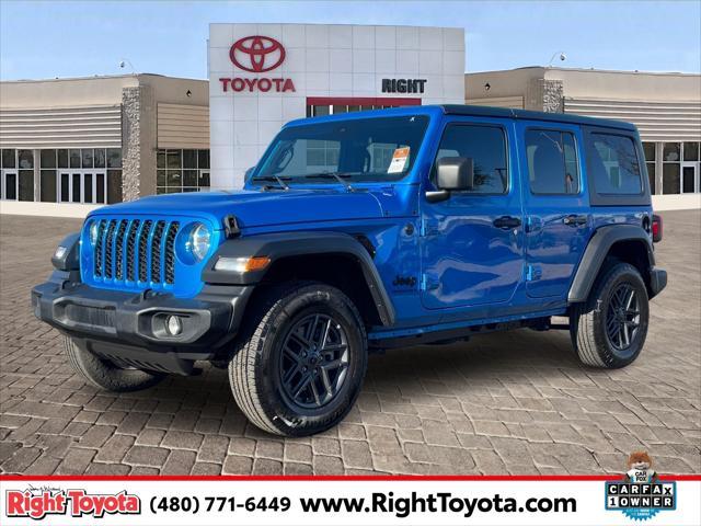 used 2024 Jeep Wrangler car, priced at $34,977