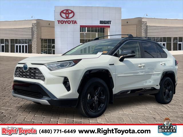 used 2020 Toyota RAV4 Hybrid car, priced at $39,999