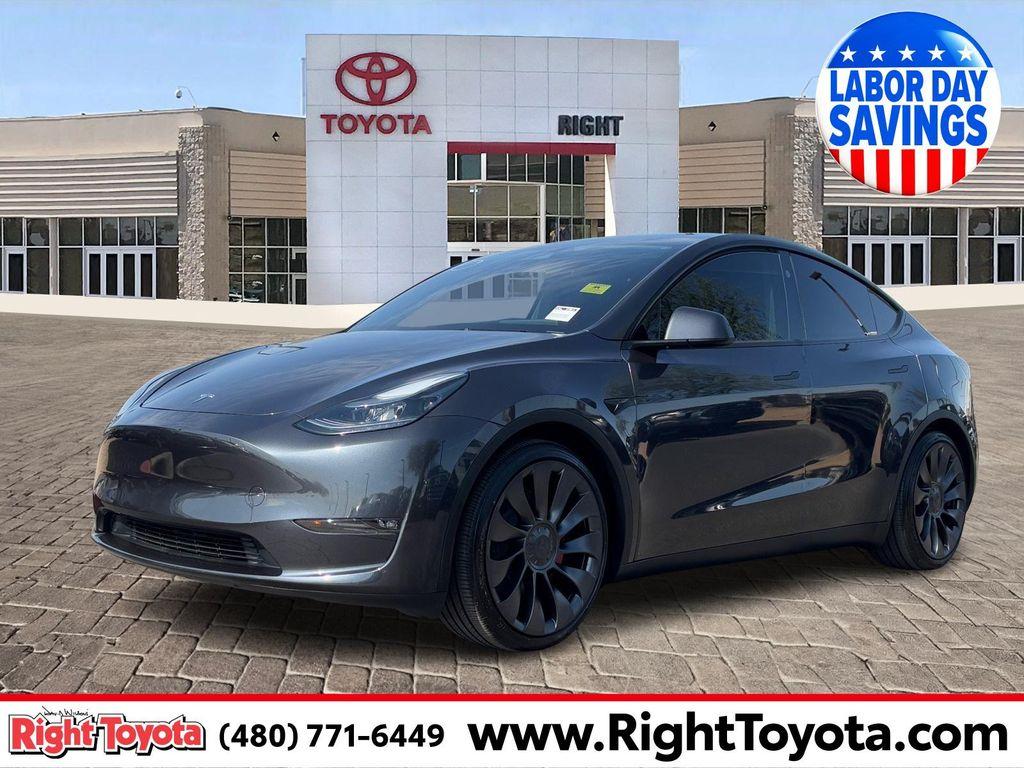 used 2025 Tesla Model Y car, priced at $44,973