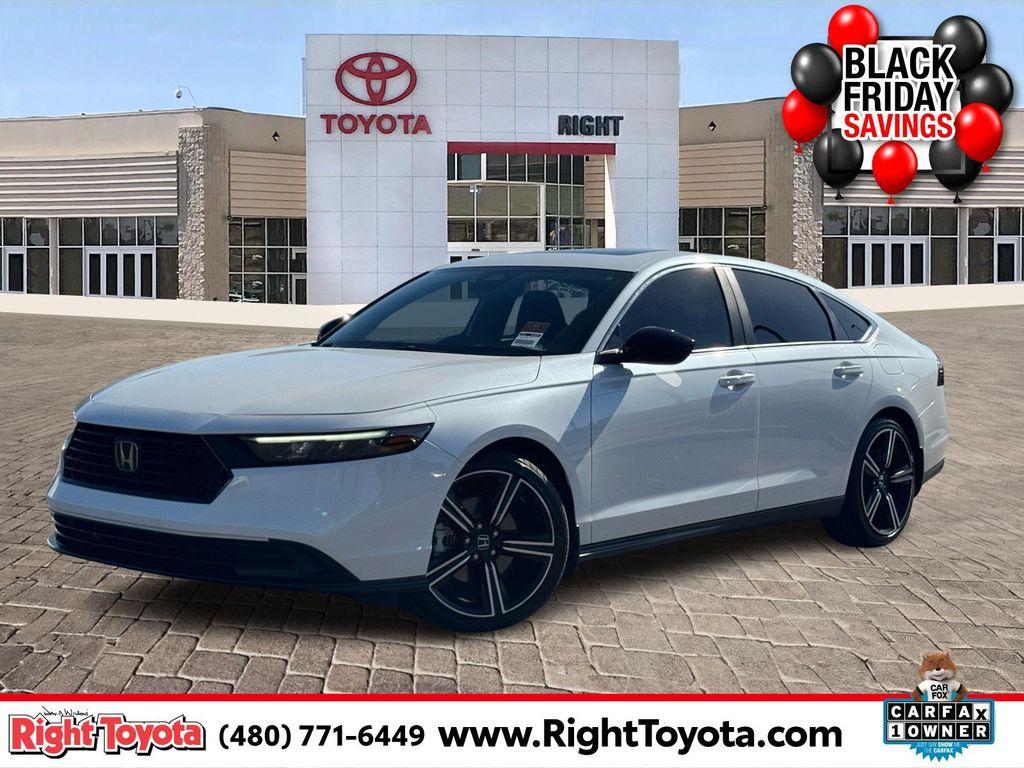 used 2023 Honda Accord Hybrid car, priced at $25,376