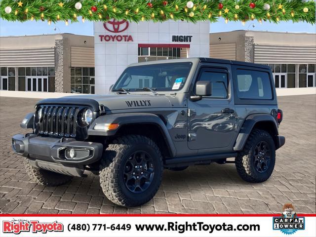 used 2023 Jeep Wrangler car, priced at $31,877