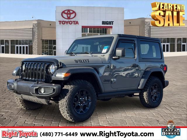 used 2023 Jeep Wrangler car, priced at $31,877