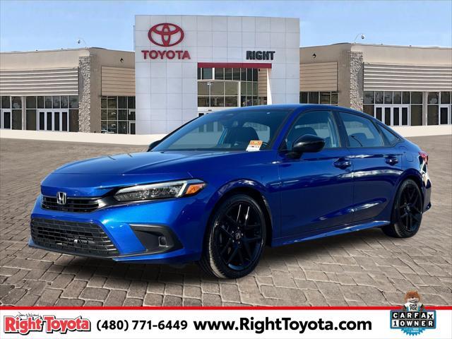 used 2022 Honda Civic car, priced at $22,346