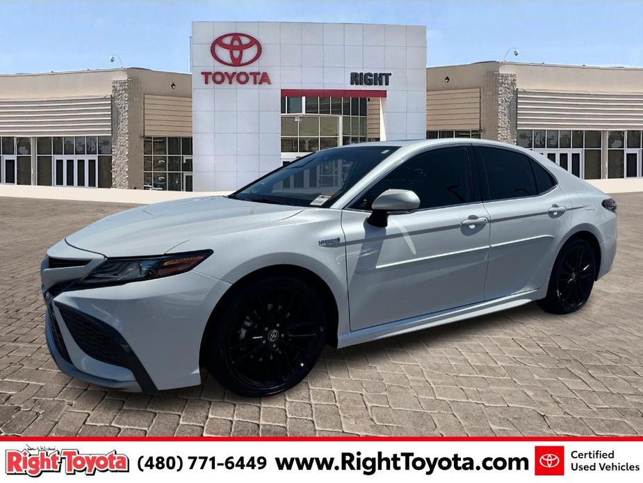 used 2021 Toyota Camry Hybrid car, priced at $28,991