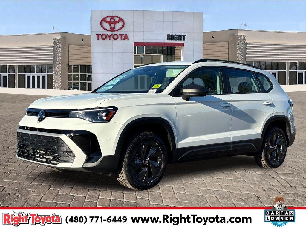 used 2025 Volkswagen Taos car, priced at $22,632