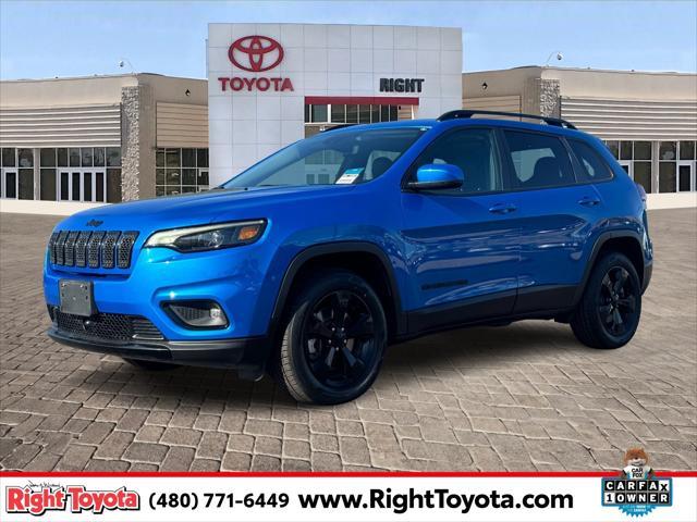 used 2021 Jeep Cherokee car, priced at $17,977