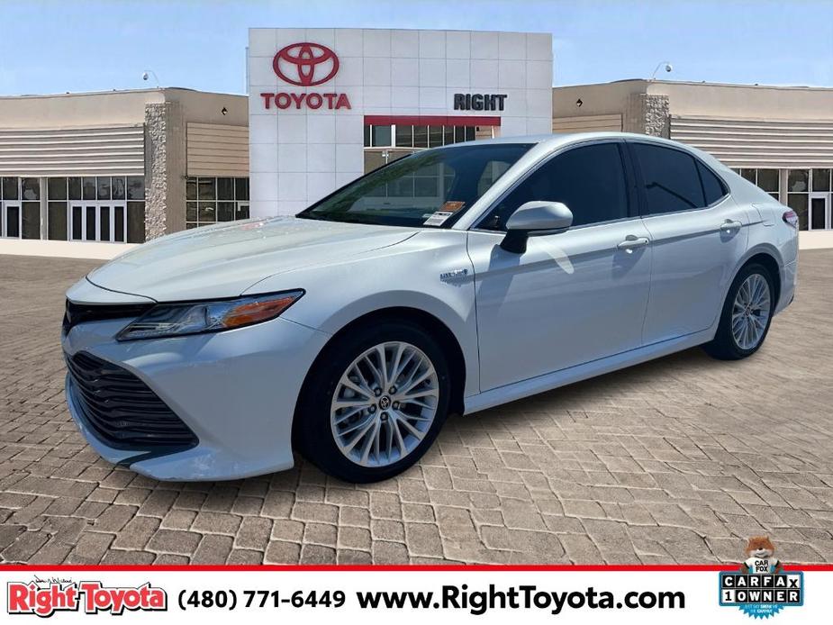 used 2020 Toyota Camry Hybrid car, priced at $27,542