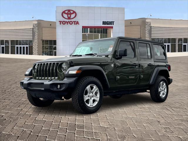 used 2021 Jeep Wrangler Unlimited car, priced at $26,954