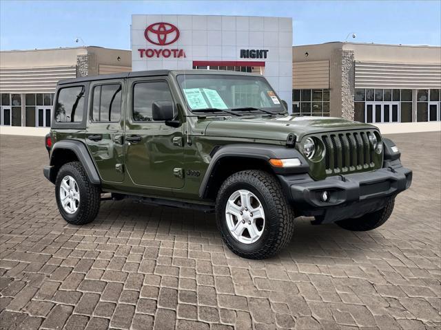 used 2021 Jeep Wrangler Unlimited car, priced at $26,954