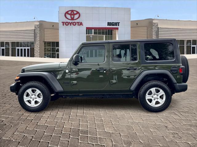 used 2021 Jeep Wrangler Unlimited car, priced at $26,954