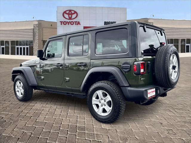 used 2021 Jeep Wrangler Unlimited car, priced at $26,954