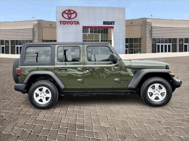 used 2021 Jeep Wrangler Unlimited car, priced at $26,954