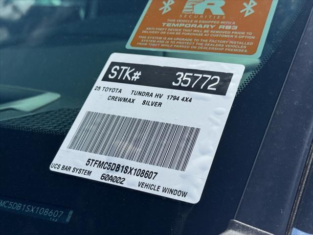 new 2025 Toyota Tundra Hybrid car, priced at $71,176