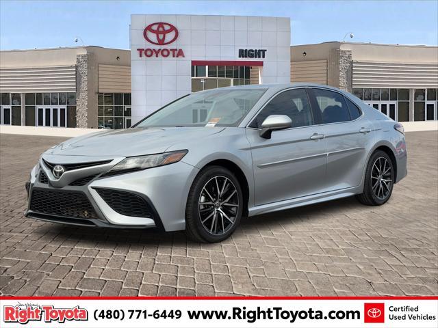 used 2021 Toyota Camry car, priced at $21,755