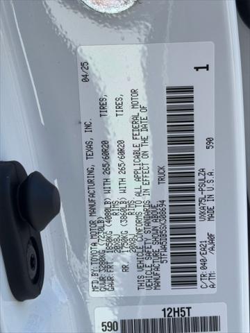 new 2025 Toyota Tundra car, priced at $59,710