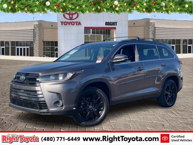 used 2019 Toyota Highlander car, priced at $24,987