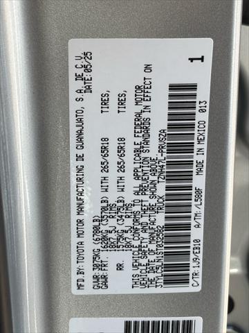 new 2025 Toyota Tacoma car, priced at $56,167