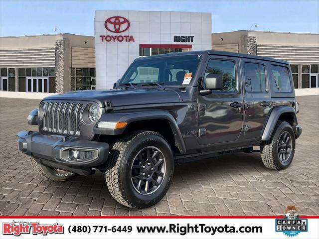 used 2021 Jeep Wrangler Unlimited car, priced at $29,977