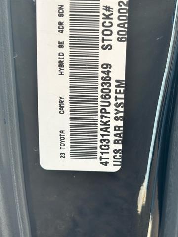 used 2023 Toyota Camry car, priced at $27,899