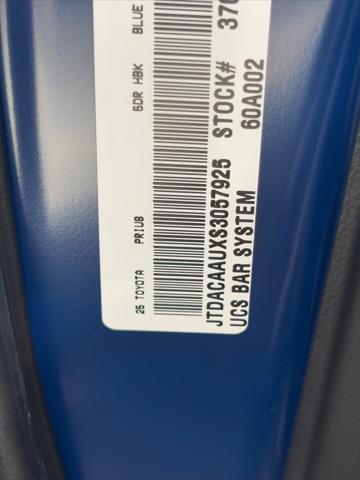 used 2025 Toyota Prius car, priced at $43,999
