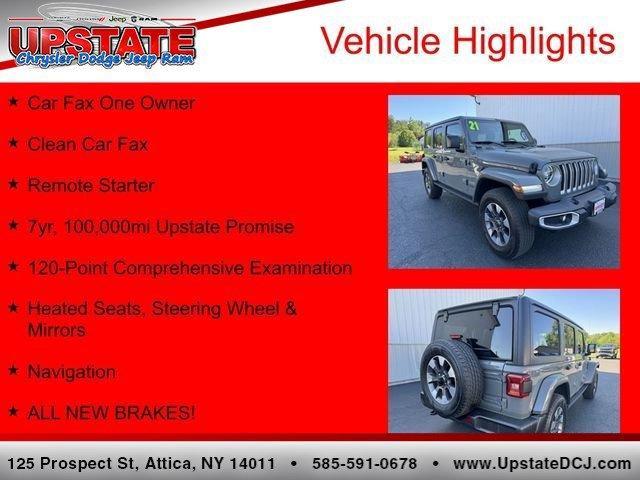 used 2021 Jeep Wrangler Unlimited car, priced at $35,629