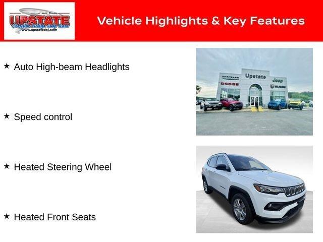 used 2022 Jeep Compass car, priced at $22,241