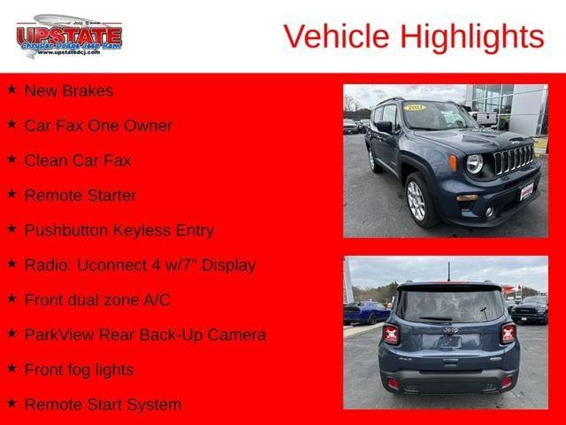 used 2021 Jeep Renegade car, priced at $19,497