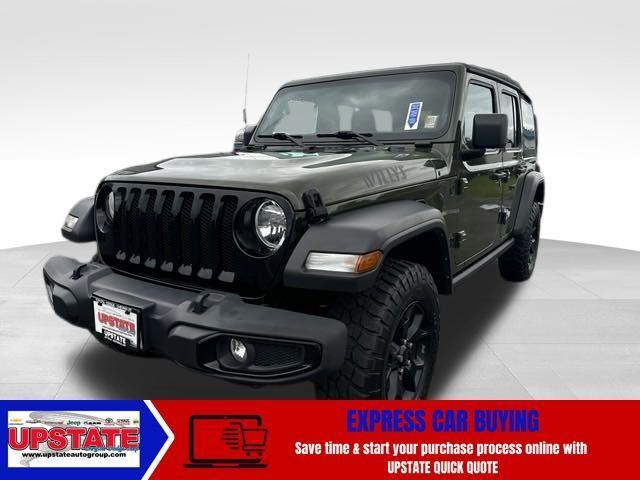 used 2021 Jeep Wrangler Unlimited car, priced at $33,316