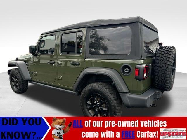 used 2021 Jeep Wrangler Unlimited car, priced at $33,316