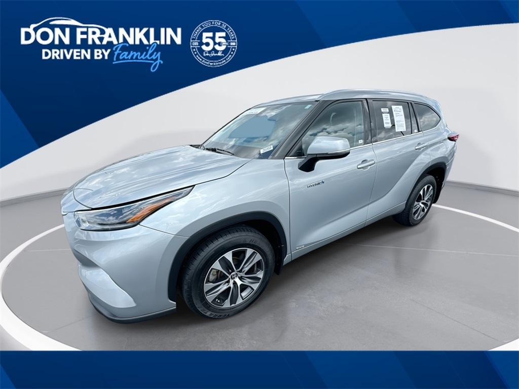 used 2021 Toyota Highlander Hybrid car, priced at $34,880