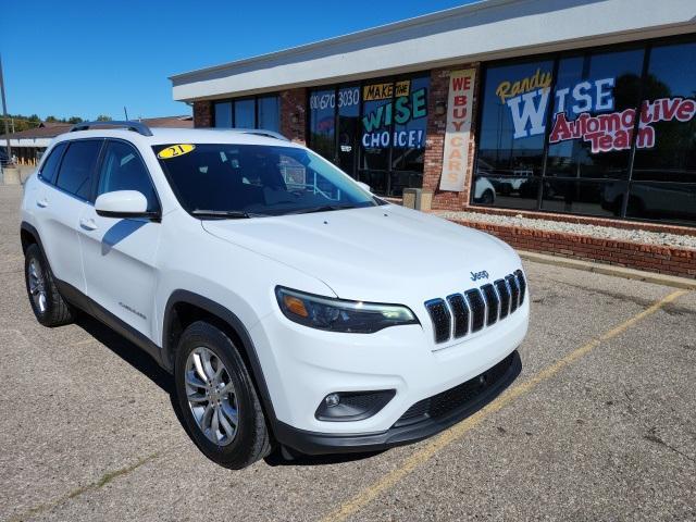 used 2021 Jeep Cherokee car, priced at $23,896