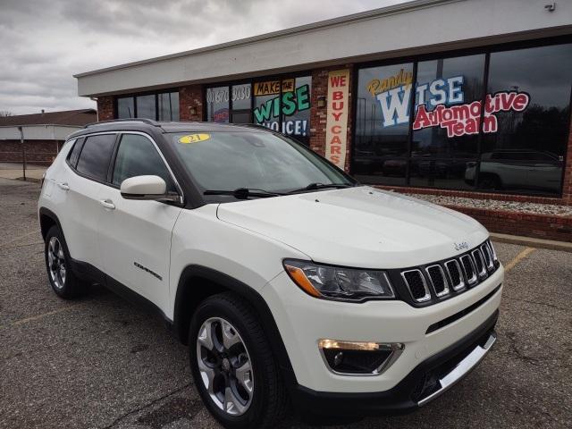 used 2021 Jeep Compass car, priced at $26,989